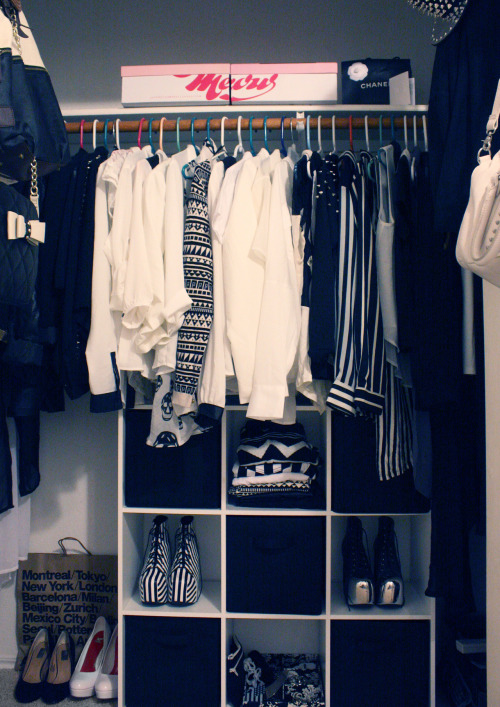 mac-fashion:  avi0o0olaa:  interradical:  better picture of my closet for the anon who asked xo  I e