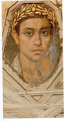 oldroze:Man with a sword belt, Coptic, ca. 1st C. B.C.-3rd C. A.D.Mummy portrait of a young woman, C
