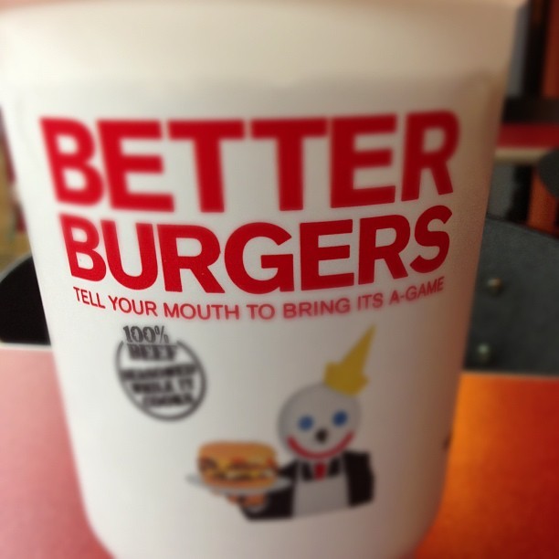 @jackinthebox #burger #bacon #dietcoke #lover #fastfood #fat (Taken with Instagram)