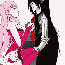 shadowkira:  Bubbline attempt #2 + playing around with pixels in paint. 