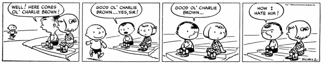 The peanuts comic strips fist appearence