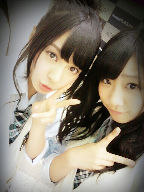 akibeya:  肥川彩愛 - Google+ - 握手会終わったぜっっ 皆さんありがとう♡♡ 山田菜々　肥川彩愛