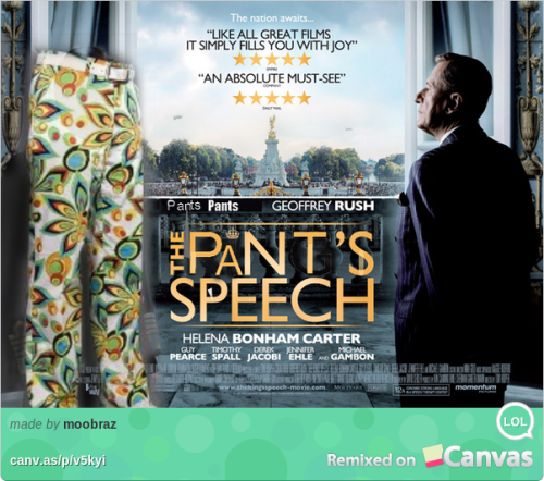 Movies with pants. http://canv.as/p/v5kyi.