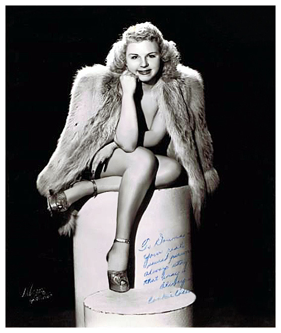   Cookie Coleman Vintage 40’s-era promo photo personalized to fellow dancer Donna