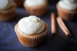 fattributes:  Maple Cupcakes with Cinnamon Greek Yogurt Pastry Cream