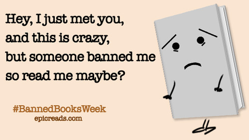 Ah, the merging of pop culture and literature. Rock on.
duttonbooks:
“ carnilia:
“ Banned Books Week homepage:
http://www.bannedbooksweek.org/
Top Ten Challenged Books, listed by...