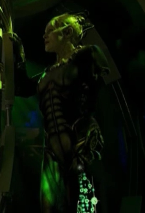 Borg Queen in the final episode of Voyager as a one of each amputee.