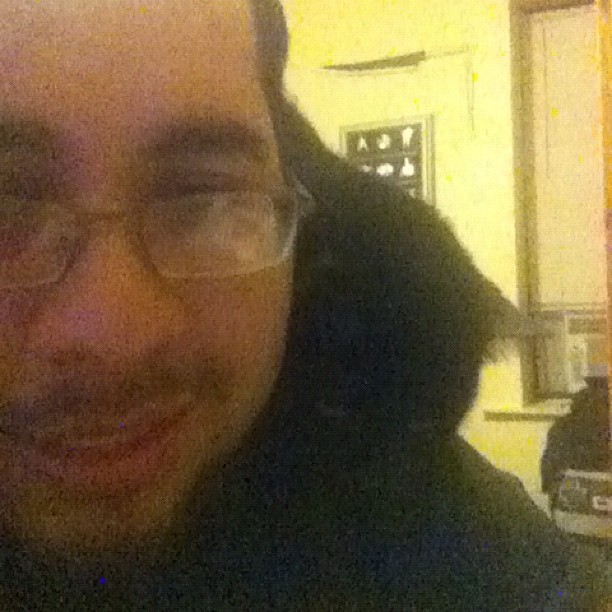 He jumped on me #cat  (Taken with Instagram)