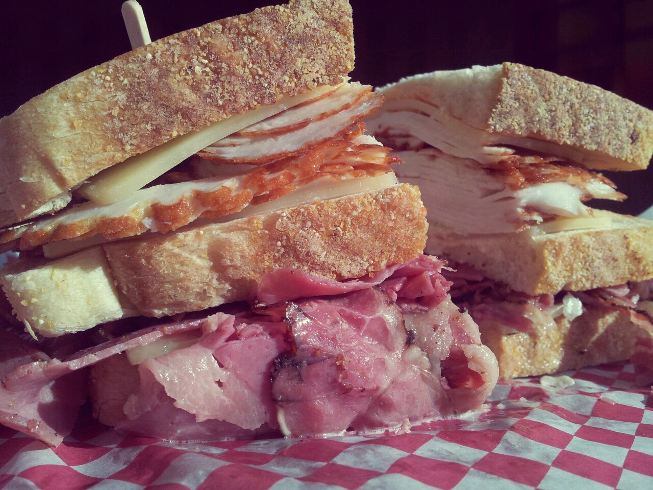 maxheron:  Lifeblood. Seriously the sandwiches at the Backstage Deli are fucking
