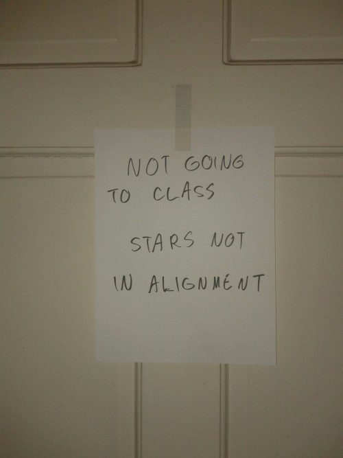 aintitnifty:  kayotricks:  This was on my roommate’s door this morning   