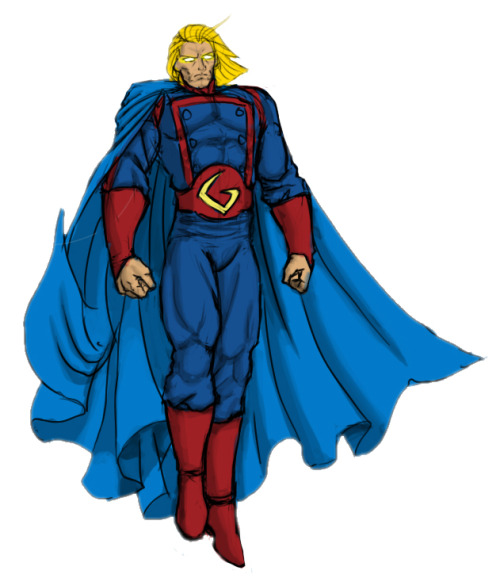 Some people think that Robert Reynolds aka The Sentry would’ve worked better as a Cosmic Marvel character. If he’s dressed half as well as he is in this pic during his spacefaring shenanigans, count me in. Done by an anonymous DrawFriend.