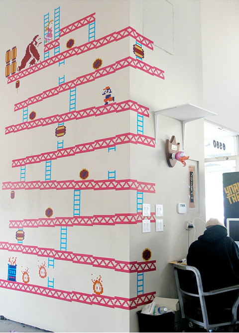 mahlibombing:  Gaming Inspired Wall Decals Created by Blik Wall Decals Available for purchase from their website 