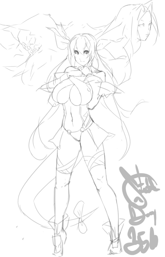eu03:  Something easy  I decided to go back and just do another quick sketch. This