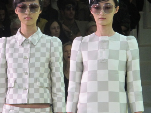 Louis Vuitton SS13 Inspired in part by les Deux Plateaux by Daniel Buren (seen above at the Palais R