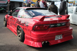 freeworksblog:  Nigel Petrie’s 180SX at World Time Attack, Australia.  