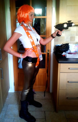 elvygee:  My Leeloo costume I made for Boomtown Festival - outer space theme.  
