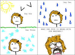 thefuuuucomics:  Our weather is retarded.