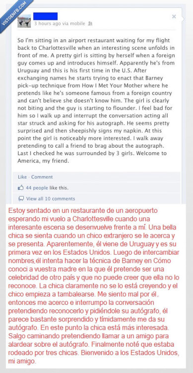 laweamonstruosa:  pobre-caminante:  Un wn buena onda  Demasiado.