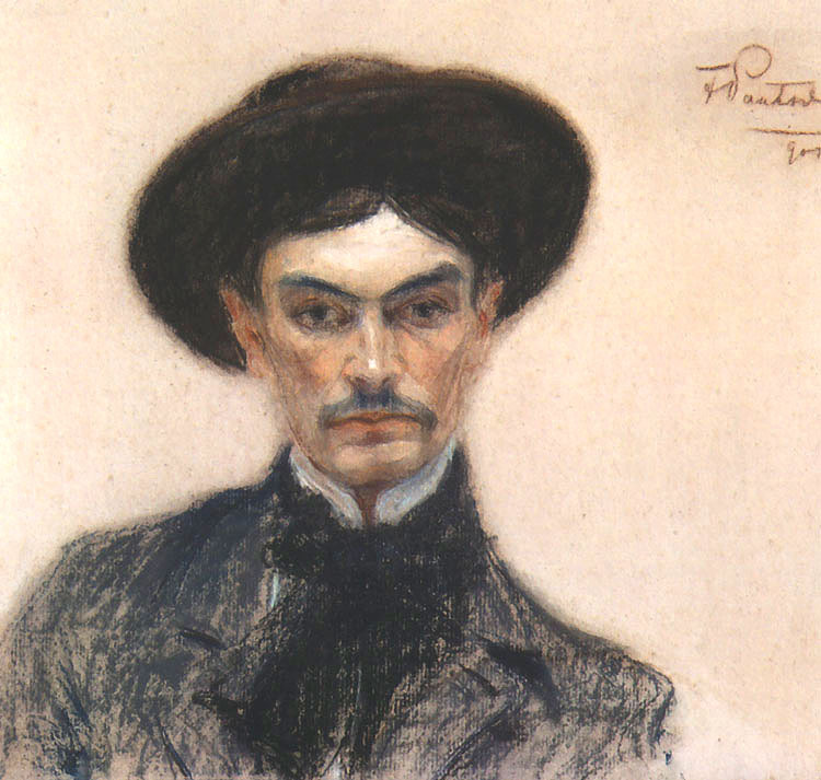 blastedheath:  Fryderyk Pautsch (Polish, 1877-1950), Portrait of Karol Frycz, 1902.