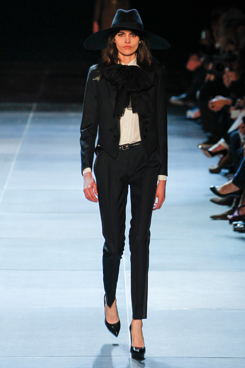 bolo? yolo. such a win. Saint Laurant for s/s13