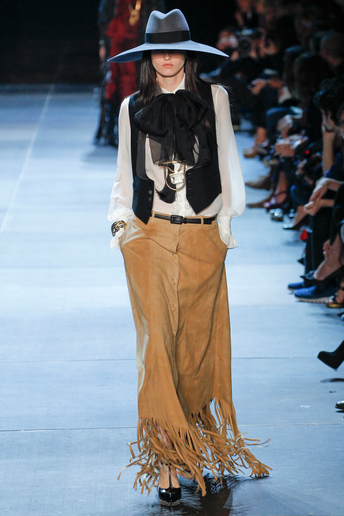 And this my friends, is how the West was won…. Saint Laurant for S/S13