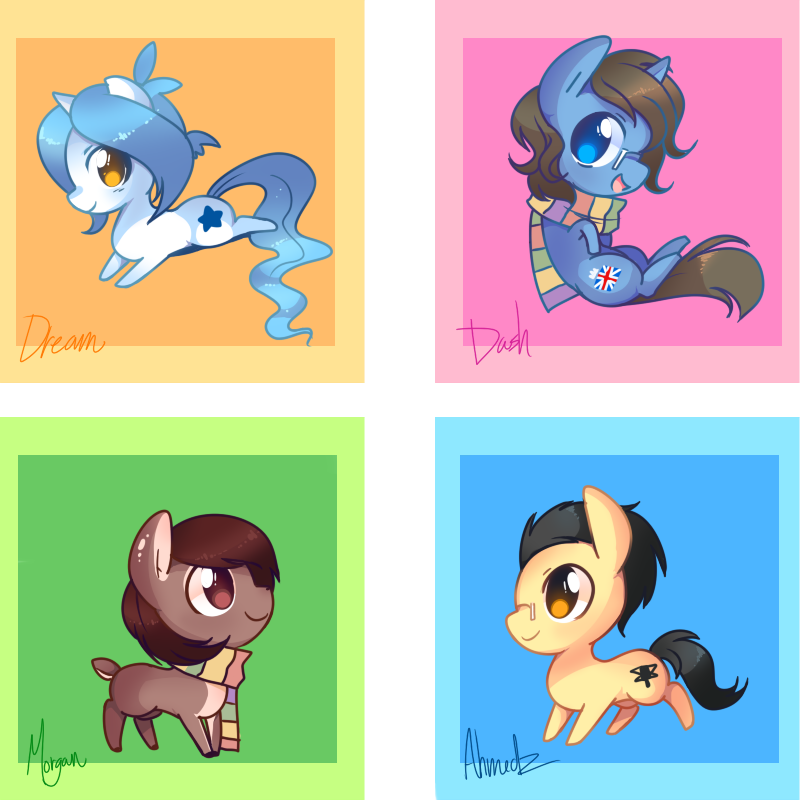 raikissu:  **click here for the second set of ponies** Well, it’s finally done!!So