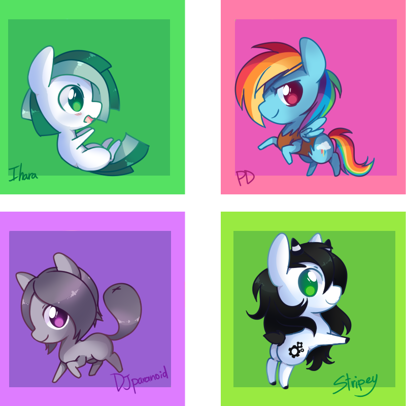 raikissu:  **click here for the second set of ponies** Well, it’s finally done!!So