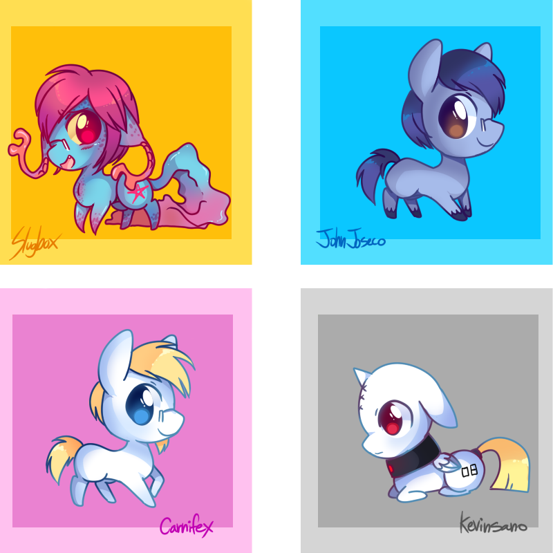 raikissu:  **click here for the second set of ponies** Well, it’s finally done!!So