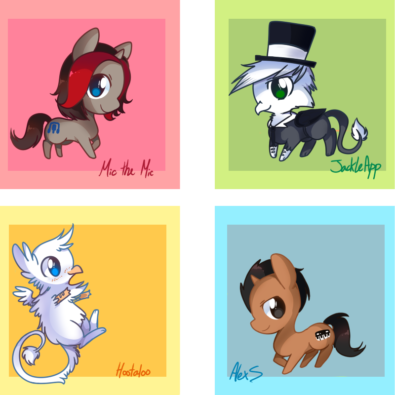 raikissu:  **click here for the second set of ponies** Well, it’s finally done!!So
