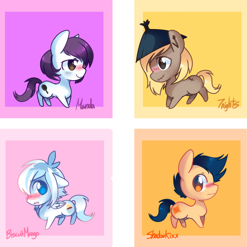 raikissu:  **click here for the second set of ponies** Well, it’s finally done!!So