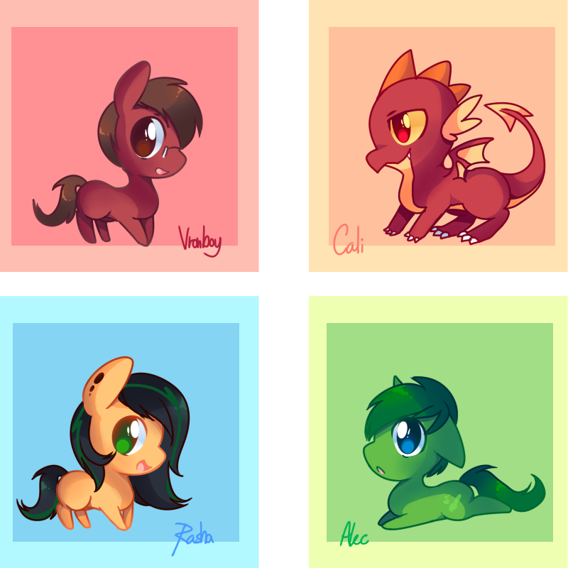 raikissu:  **click here for the second set of ponies** Well, it’s finally done!!So