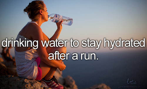 gettingahealthybody: Water is the sweetest and most delicious drink in the world after a workout.