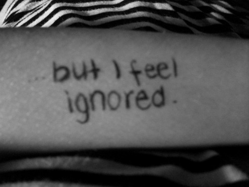 lostandpossiblyfound:  Seriously. I have friends who adore me and I’m constantly texting….but I feel so lonely. And ignored. What’s wrong with me? I’m not an attention whore, it’s just that all these “friends” talking to me never really