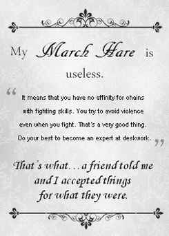 mashmallowpumpkin:Pandora Hearts Meme: Two Chains [½]↳ March Hare