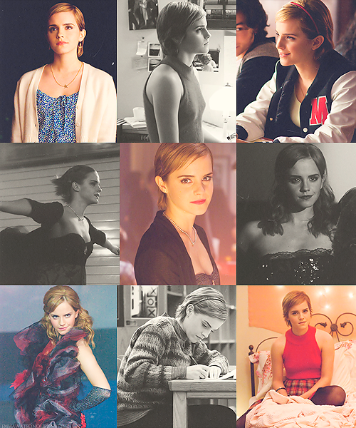   Emma Watson as Sam in The Perks of Being A Wallflower  “I really wanted to play Sam, and was just really drawn to her, so when I met with Stephen, we just instantly clicked and it felt like I was meeting an old friend.”  