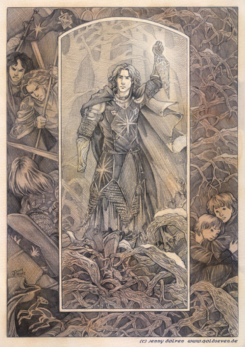 lorienscribe:Maedhros searching for the sons of Dior by Gold-Seven“They came at unawares in th