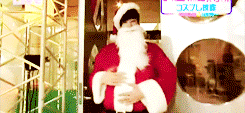 kagayakimasu:  Dorks cosplaying (?) Santa