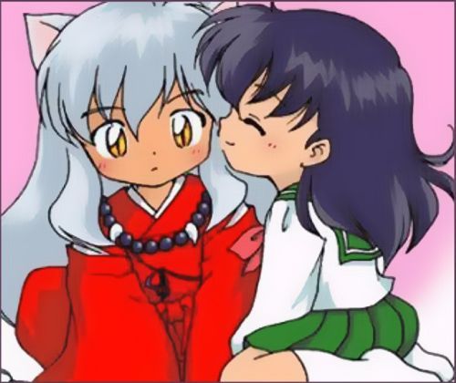 anime-no-gazo:
“ Inuyasha and Kagome fan art from INUYASHA (2000)
”