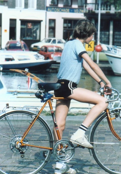 15.Â  More bicyclists wearing short shorts.