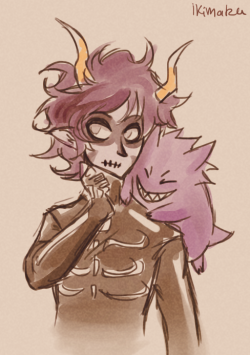  Anonymous asked you: kurloz with gengar! or gamzee! 