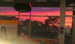 Bored at work , sunset is pretty tho :)