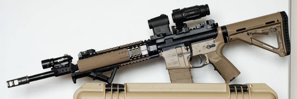 gunsnmags:  My dream rifle is the LWRC M6A2. 