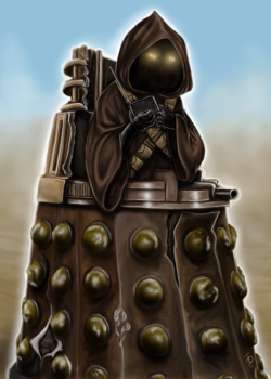 jenndepaola:  A Jawa in a Dalek - a commission