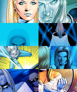 Flokism-Archive:   Anonymous Asked: Emma Frost (Blue)  