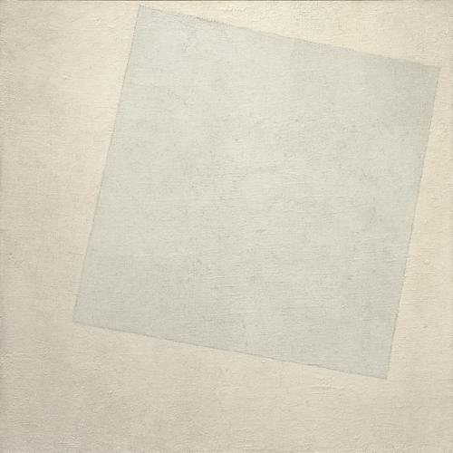 Kazimir Malevich (Russian, born Ukraine; 1878–1935)Suprematist Composition: White on White1918Oil on