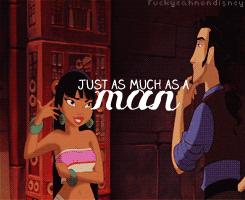 fuckyeahnondisney:  A woman can preach, a woman can work, a woman can fight, can