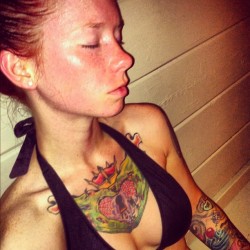 Sweatin it out in this sauna.  (Taken with