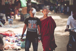 boi-scum:  27suitehearts:  whyisdansohard:  keepitmoist:  infelice:  politics-war:  Culture clash between two brothers on modern vs. tradition A monk and a punk  love this one.  dude  no those brothers are going to save rock and roll  can’t not reblog