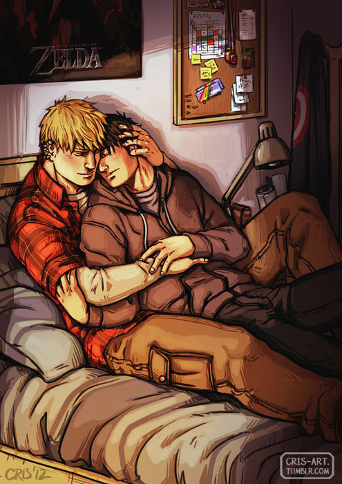 cris-art:  30 Day OTP Challenge Day 02: Cuddling somewhere In the afternoon, after