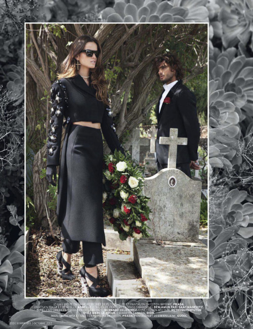 Izabel Goulart and Marlon Teixeira for L'Officiel Paris